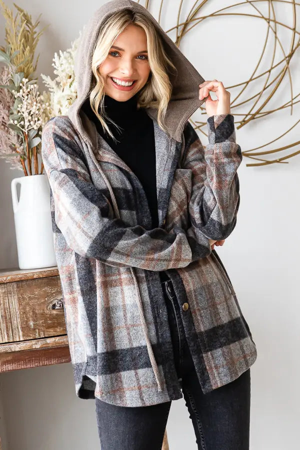 Soft Plaid Shacket