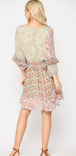 Load image into Gallery viewer, The Spring Fling-Multi Floral Chiffon Dress