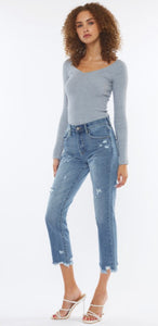 High Rise Classic Slim Straight Jean