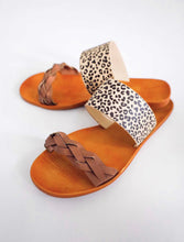 Load image into Gallery viewer, Cheetah Print Summer Sandal
