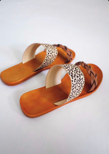Cheetah Print Summer Sandal