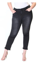Load image into Gallery viewer, Black Curvy Skinny